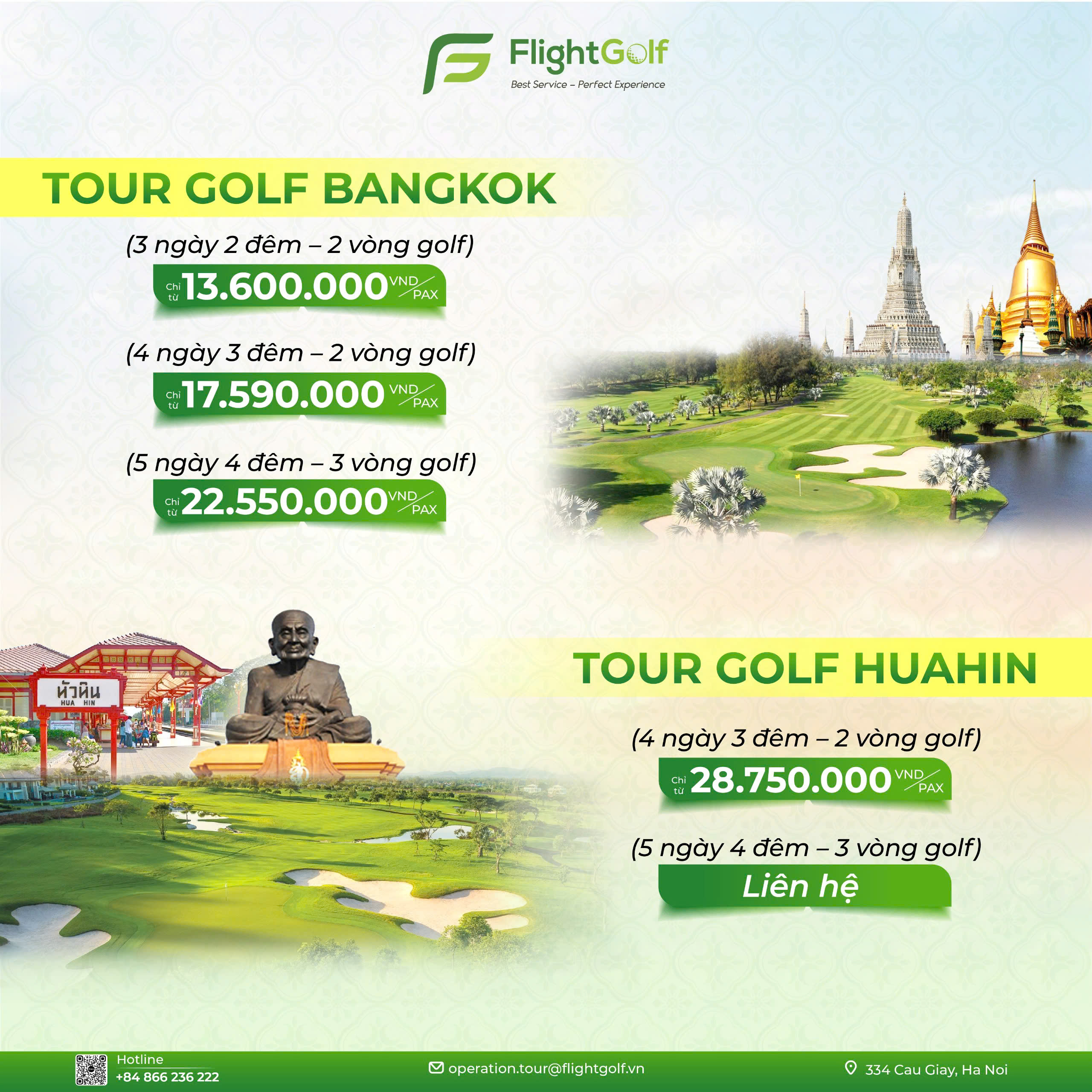 Golf Tour Thái Lan