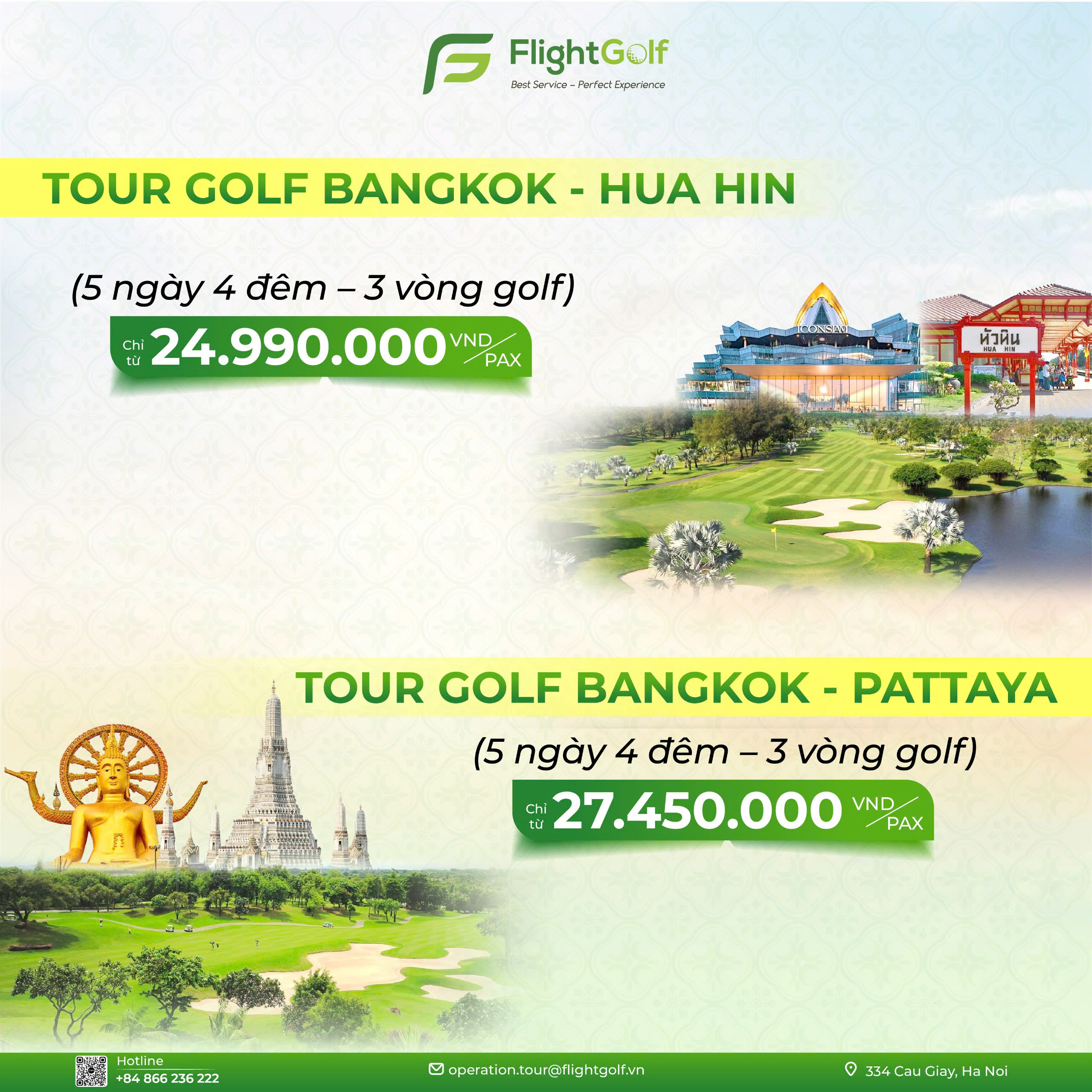 Golf Tour Thái Lan