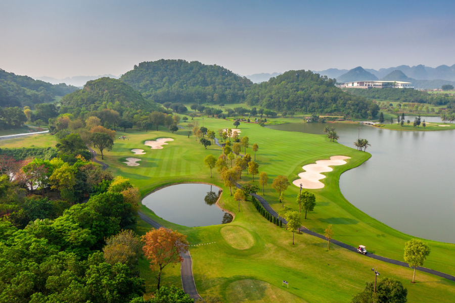 sân golf miền Bắc 
