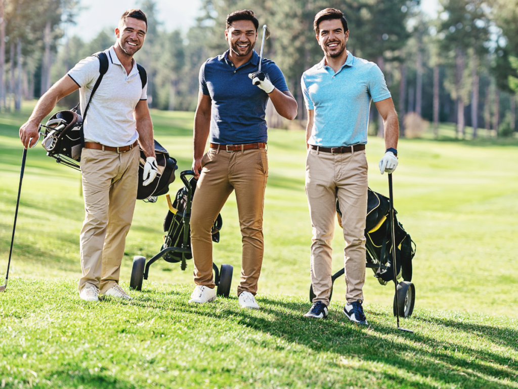 Đi bộ trên sân golf