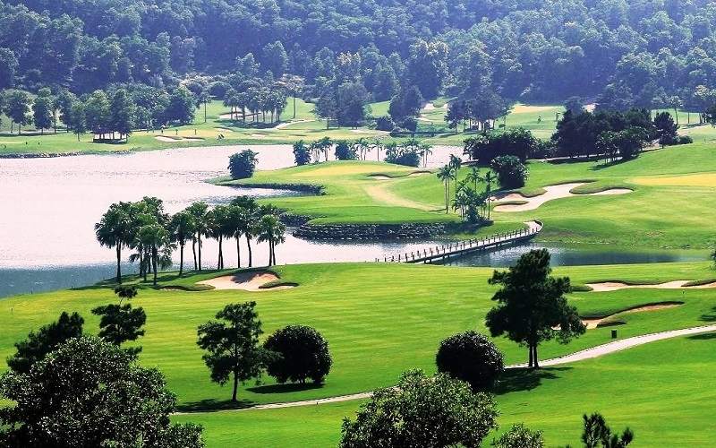 Cảnh sắc sân golf Tam Đảo