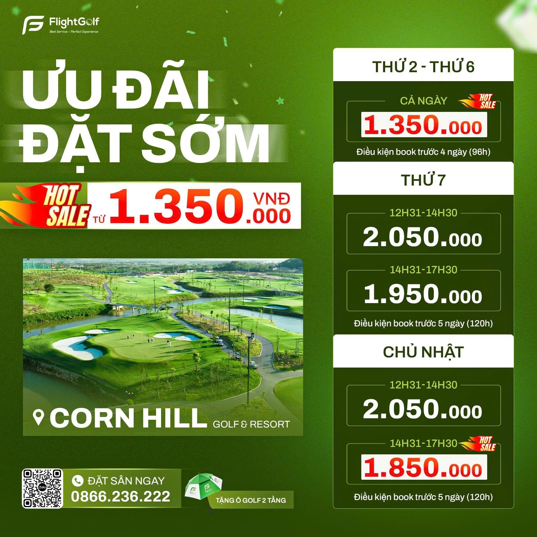Golf booking discount: Bí quyết đặt sân golf với chi phí tiết kiệm nhất